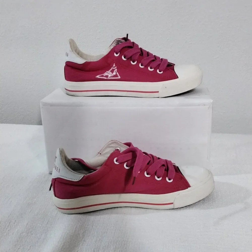 kuan bei Women Sneakers Canvas Size 7.5 Fushia Size 38 Europe - Picture 10 of 16